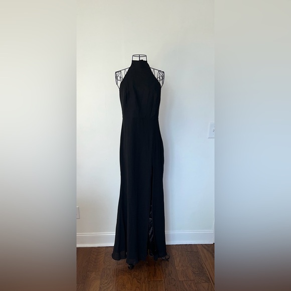 Lulus Captured Your Heart Black Halter Maxi Dress - Picture 3 of 9